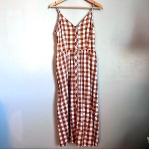 Gingham Summer Dress with pockets